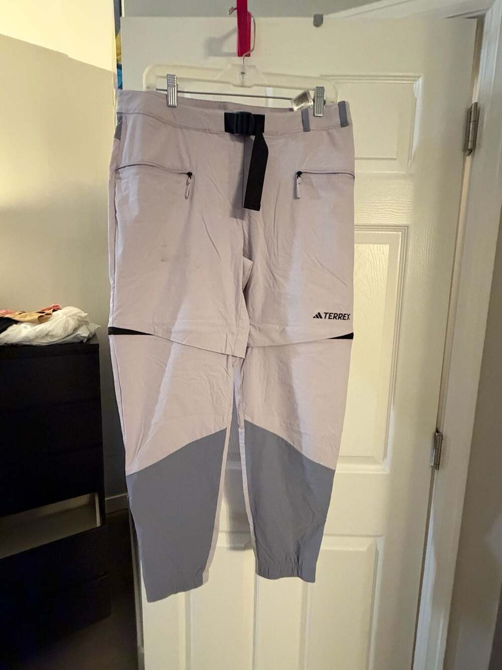 Adidas Terrex Utilitas Hiking Zip-Off Pants Purple